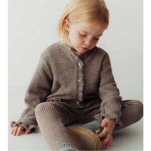 ZARA RUFFLED CARDIGAN